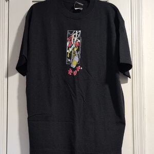 HUF + Marvel Black Short Sleeve Tee with Classic Thor Vertical Comic Graphic